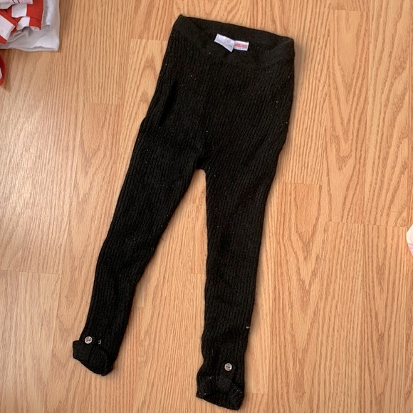 Toddler Girl Zara Cashmere Knit Leggings - Picture 2 of 4